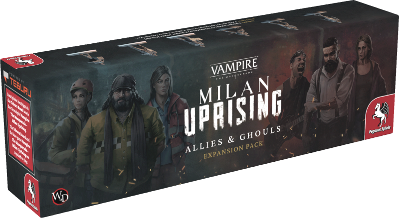 Brettspiel, Erweiterungspack, Milan Uprising, Allies & Ghouls, Vampire the Masquerade