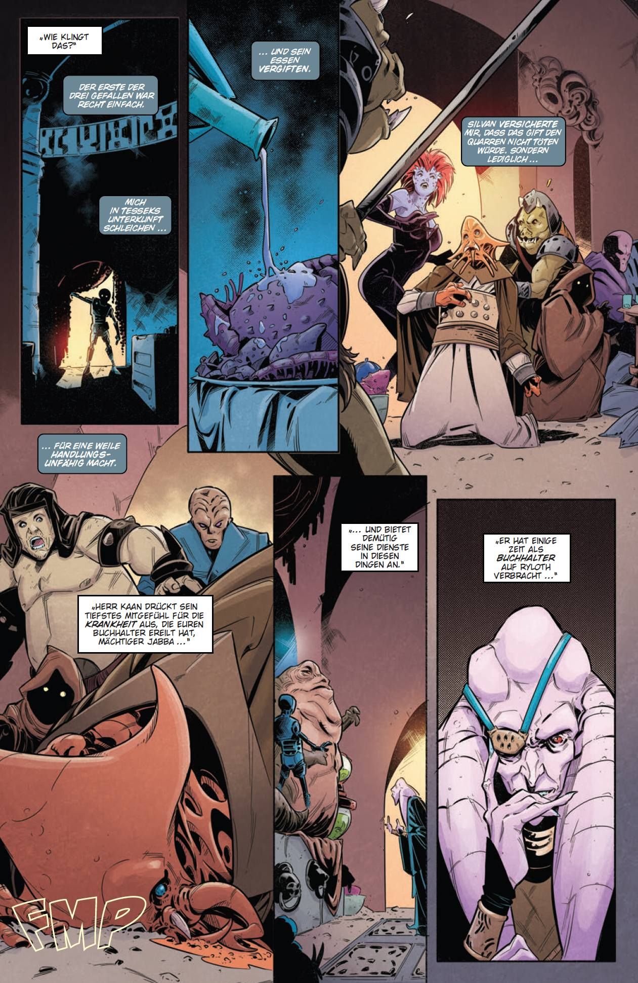 Comic, Szene, Kämpfer, Alien, Rüstung