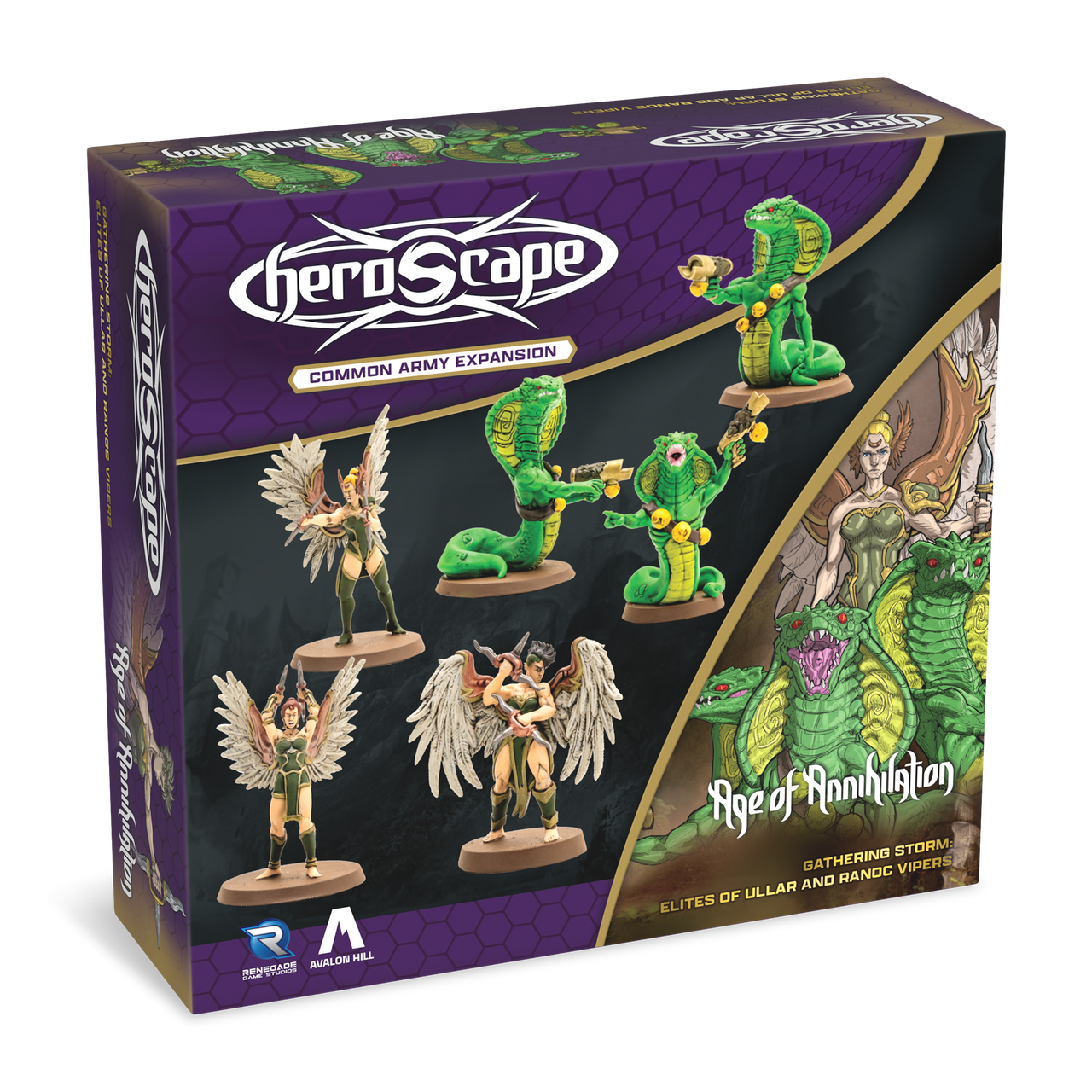 Heroscape: Elites of Ullar and Ranoc Vipers Army Expansion