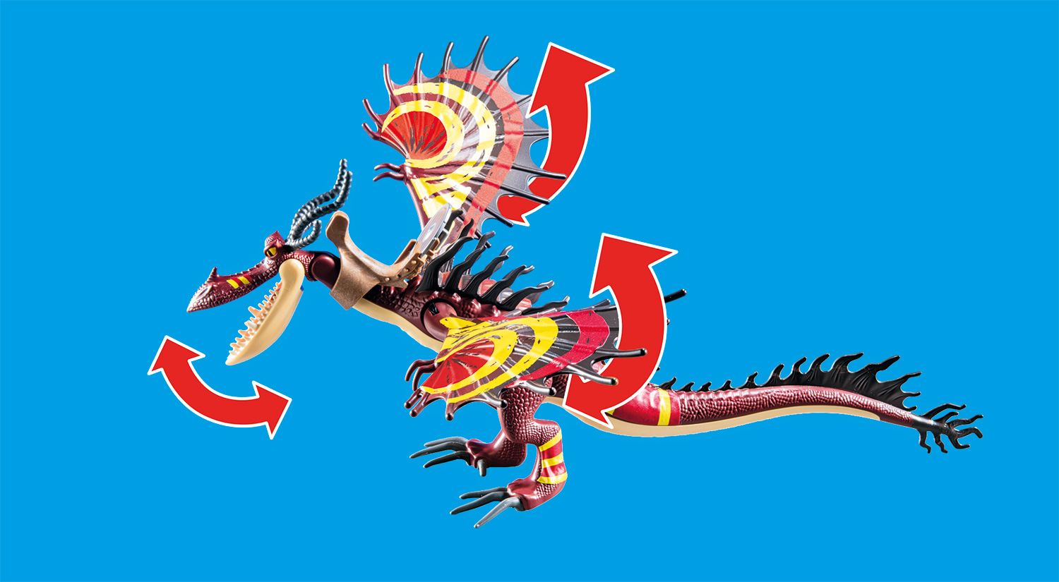 Playmobil: Dragons - Dragon Racing Trotzbakke und Hakenzahn