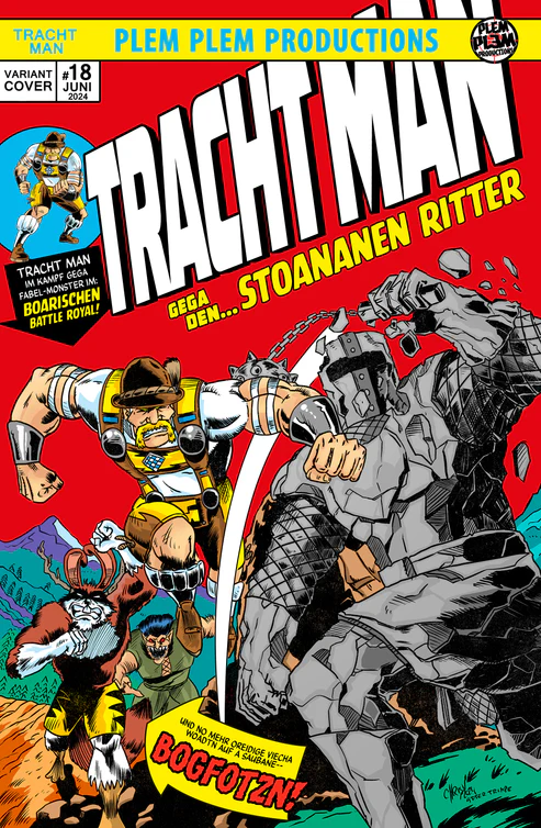 Tracht Man #18 Ultra Comix Retro Variant Bairisch