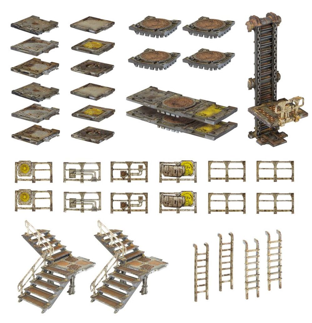 Necromunda: Zone Mortalis - Platforms & Stairs Necromunda: Zone Mortalis - Platforms & Stairs