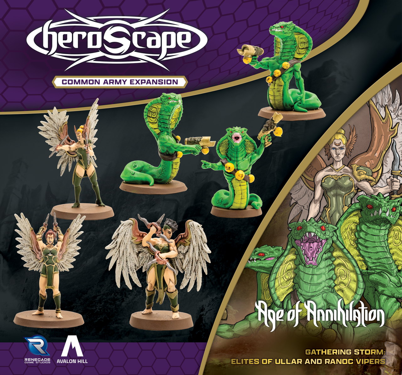 Heroscape: Elites of Ullar and Ranoc Vipers Army Expansion Heroscape: Elites of Ullar and Ranoc Vipers Army Expansion
