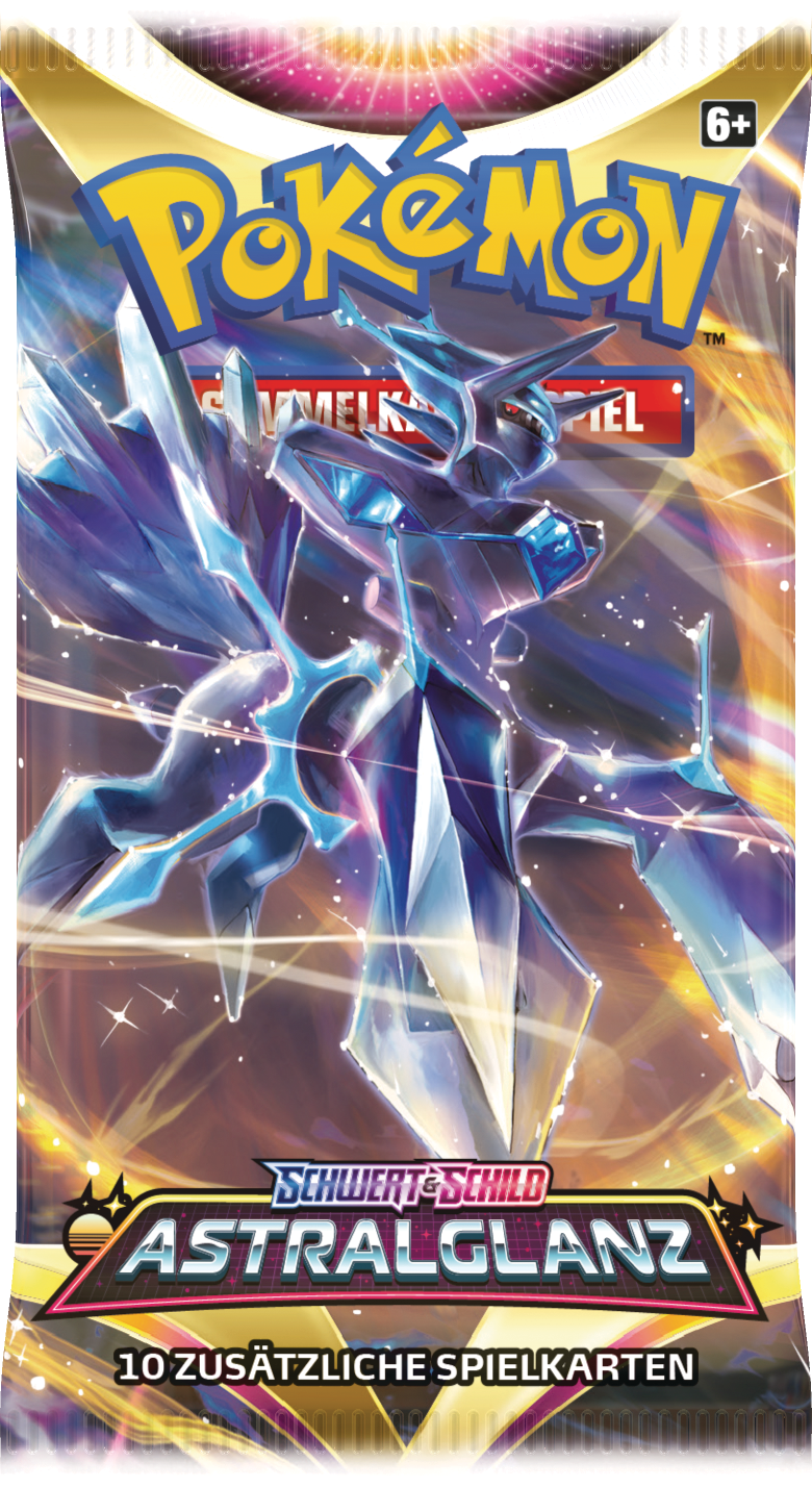 Pokémon CCG dt.: Schwert & Schild 10 - Astralglanz Boosterpack Pokémon CCG dt.: Schwert & Schild 10 - Astralglanz Boosterpack