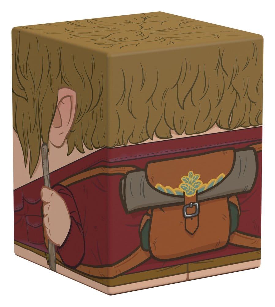 Ultimate Guard: Deckbox Squaroes Hobbit - Bilbo (HOB001) Puppe, Bärenkind, Rucksack, Schulranzen, Koffer