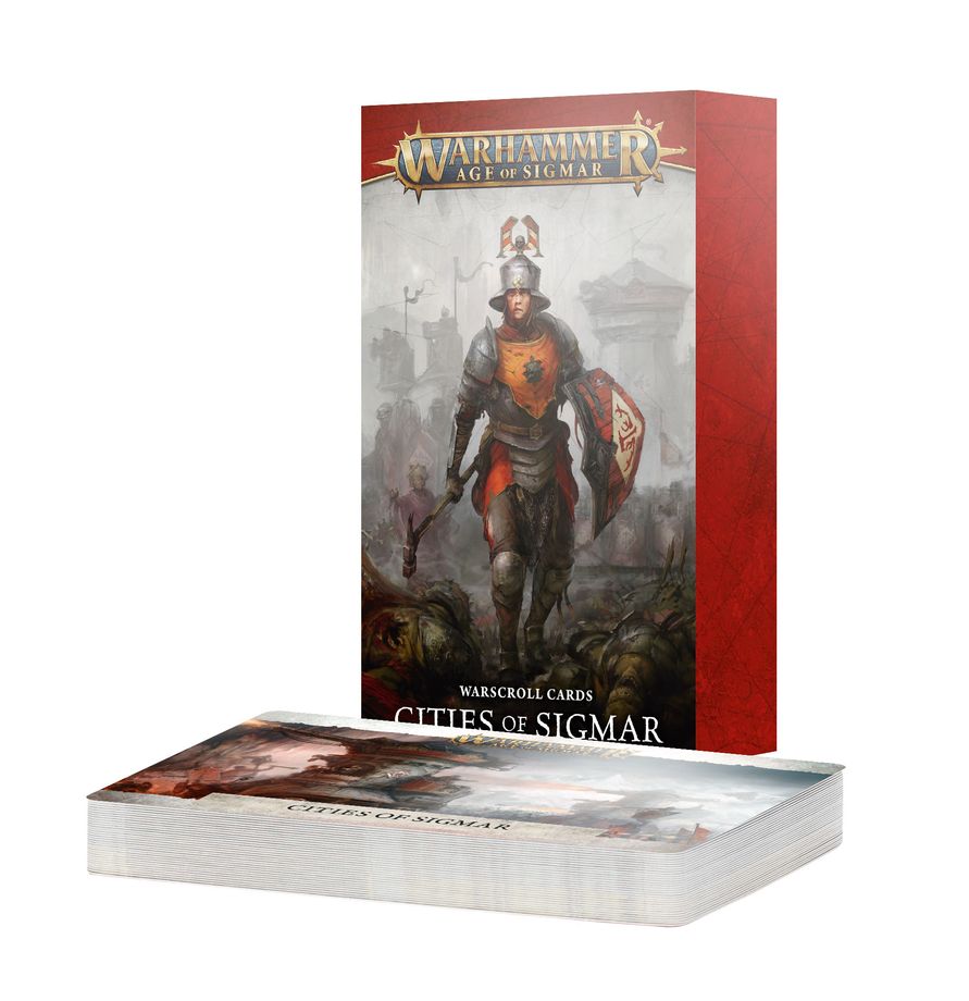 Age of Sigmar: Warscroll Cards - Cities of Sigmar engl. tabletop, card game, miniature, armor, shield