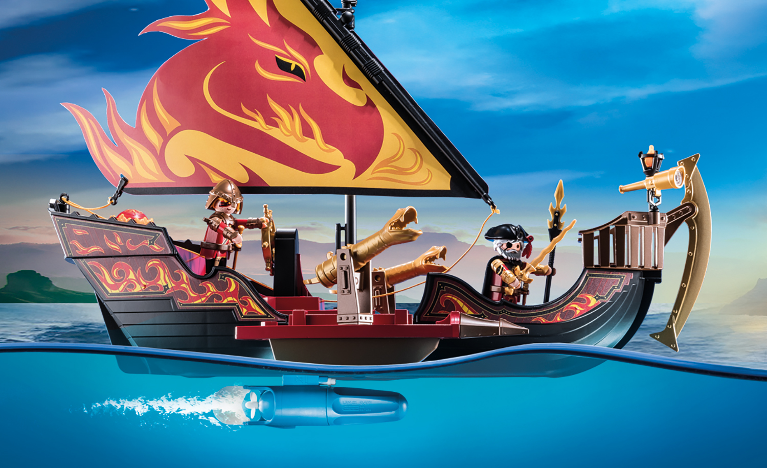 Playmobil: Novelmore - Burnham Raiders Feuerschiff