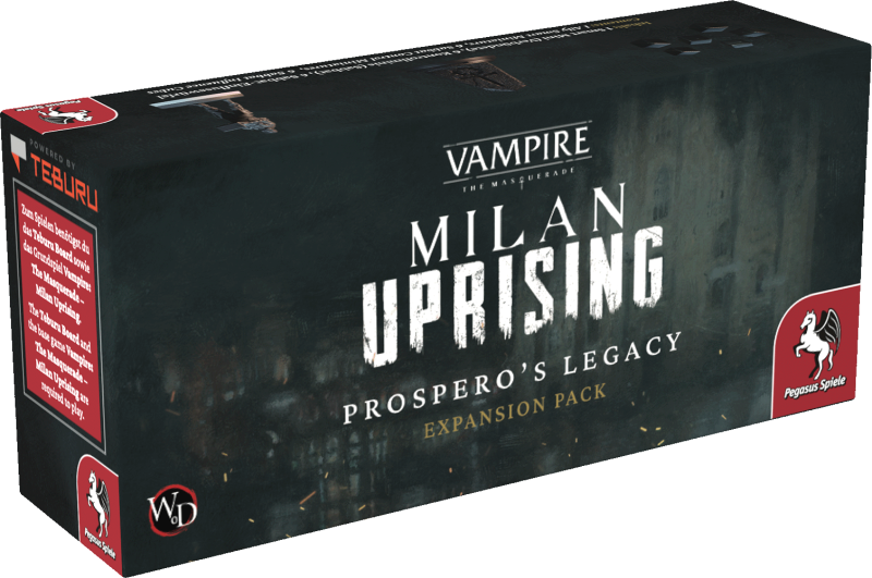 Teburu: Vampire Milan Uprising - Prospero's Legacy Story Brettspiel, Erweiterung, Milan Uprising, Prospero's Legacy, Vampire The Masquerade