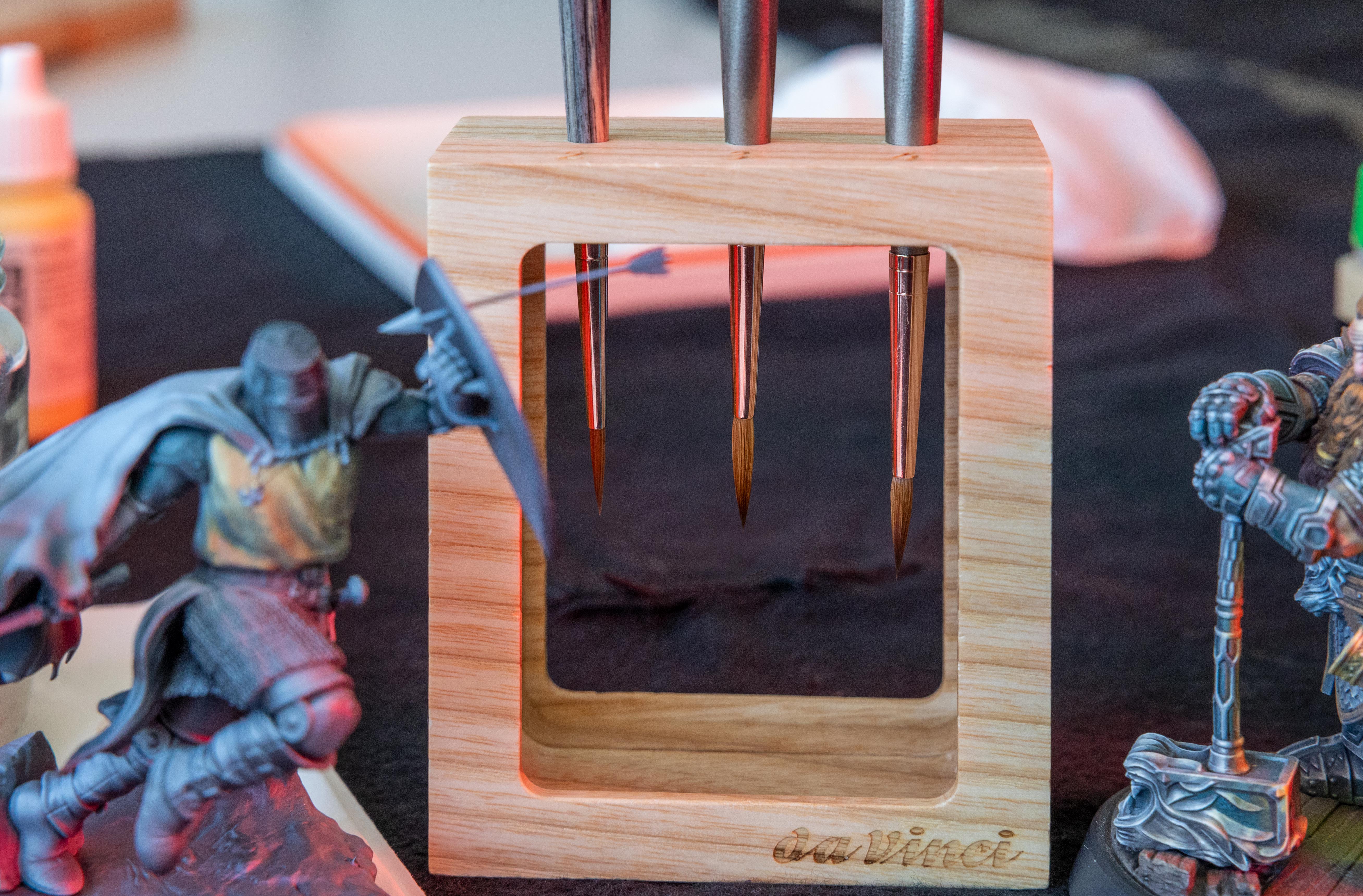 Da Vinci: Miniature Maestro Set, Serie 76 No. 2,3,4 im Holzrahmen Da Vinci: Miniature Maestro Set, Serie 76 No. 2,3,4 im Holzrahmen