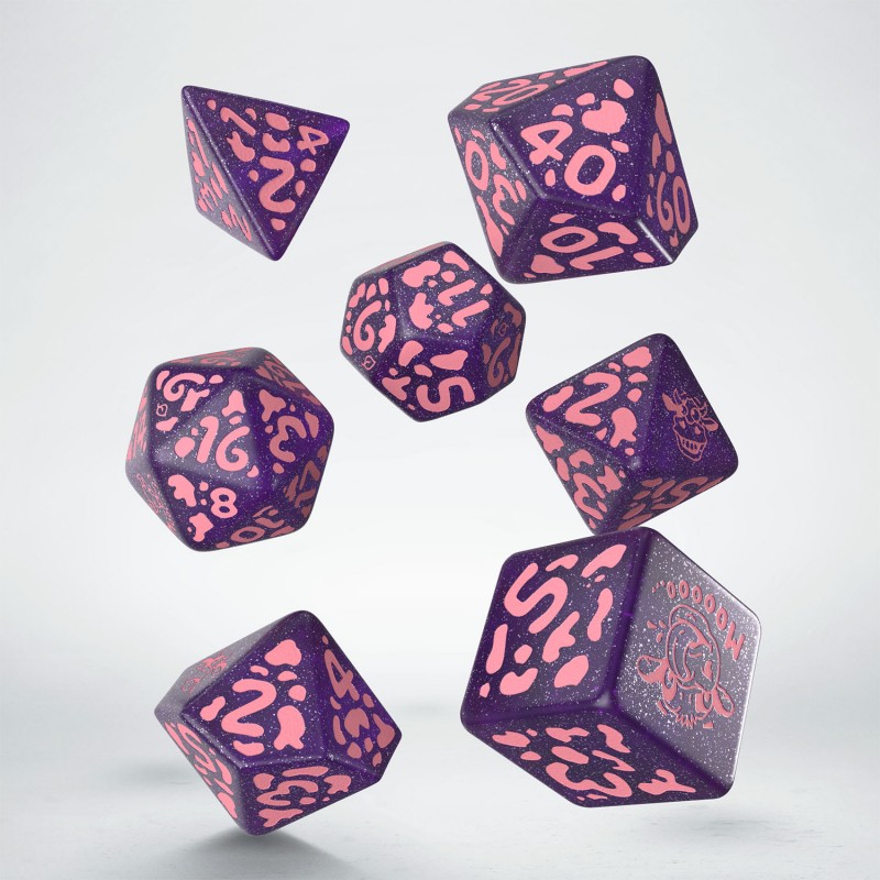 Cow Dice Set: RaMOna (lila/rosa) Würfel, Spiel, Band