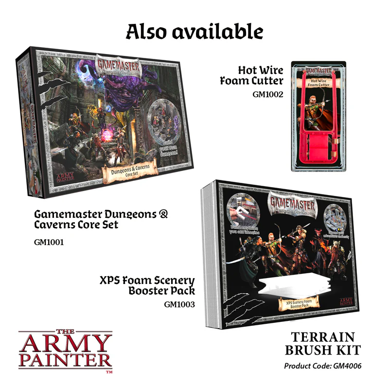 Army Painter: Gamemaster - Terrain Brush Kit Army Painter: Gamemaster - Terrain Brush Kit