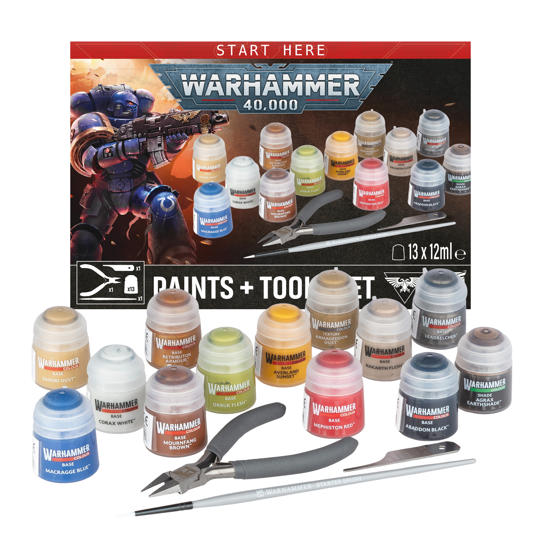 modell-set, miniaturen, farben-set, acryl-farben, pinsel