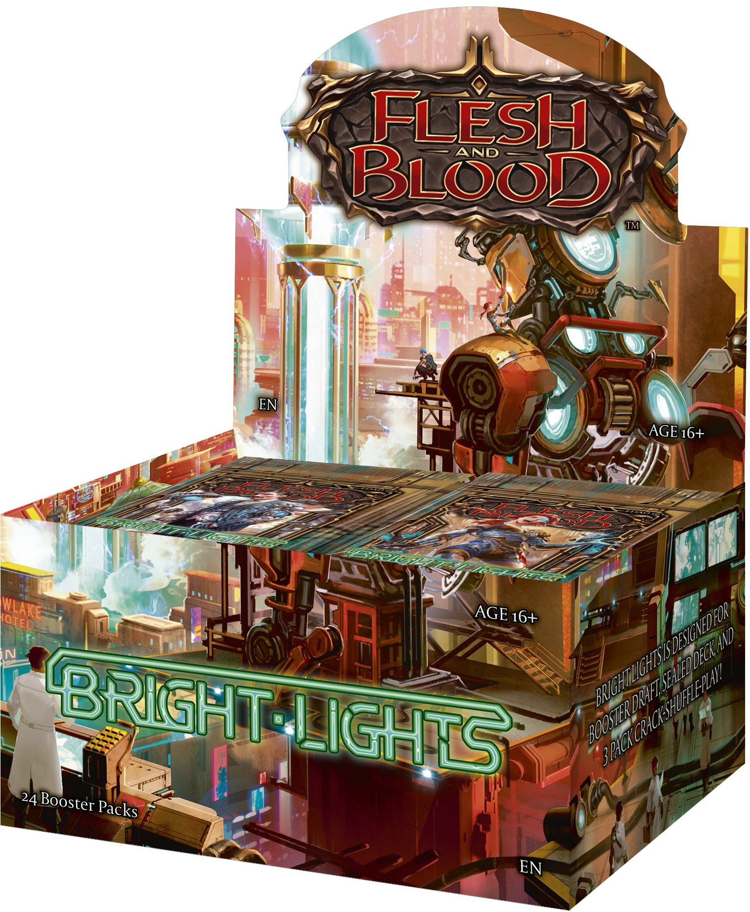 Flesh & Blood TCG: Bright Lights Display Flesh & Blood TCG: Bright Lights Display