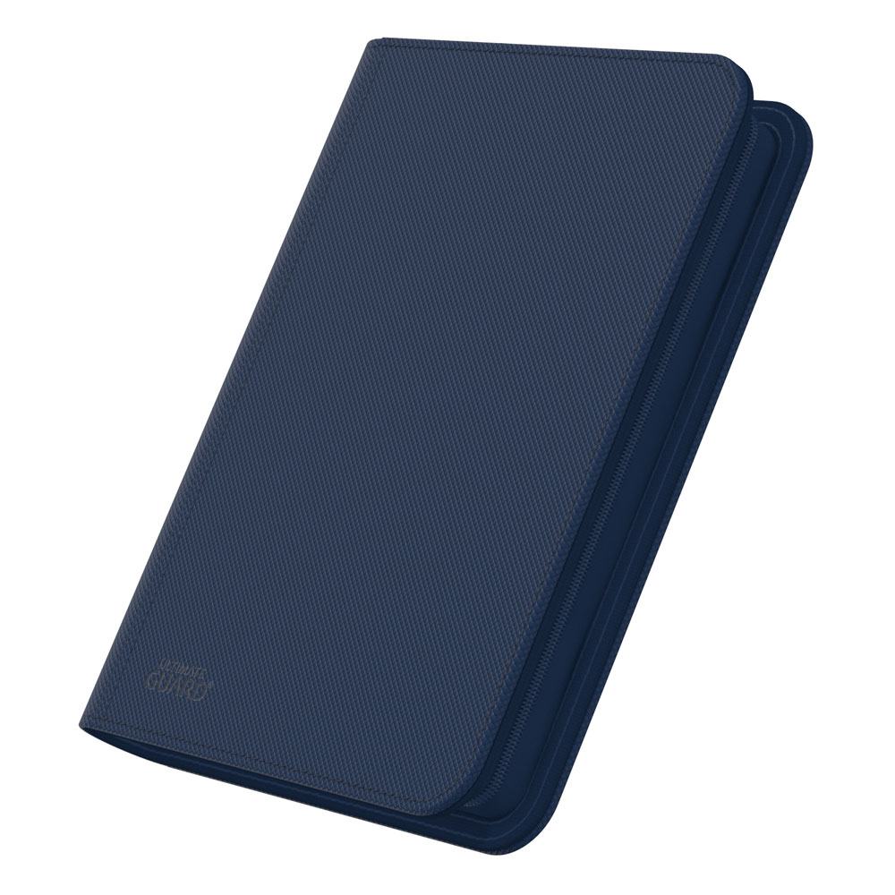 Ultimate Guard: Zipfolio Xenoskin 8-Pocket Mini blau Hülle, Schutzhülle, Wallet, Kartenetui, Glattleder