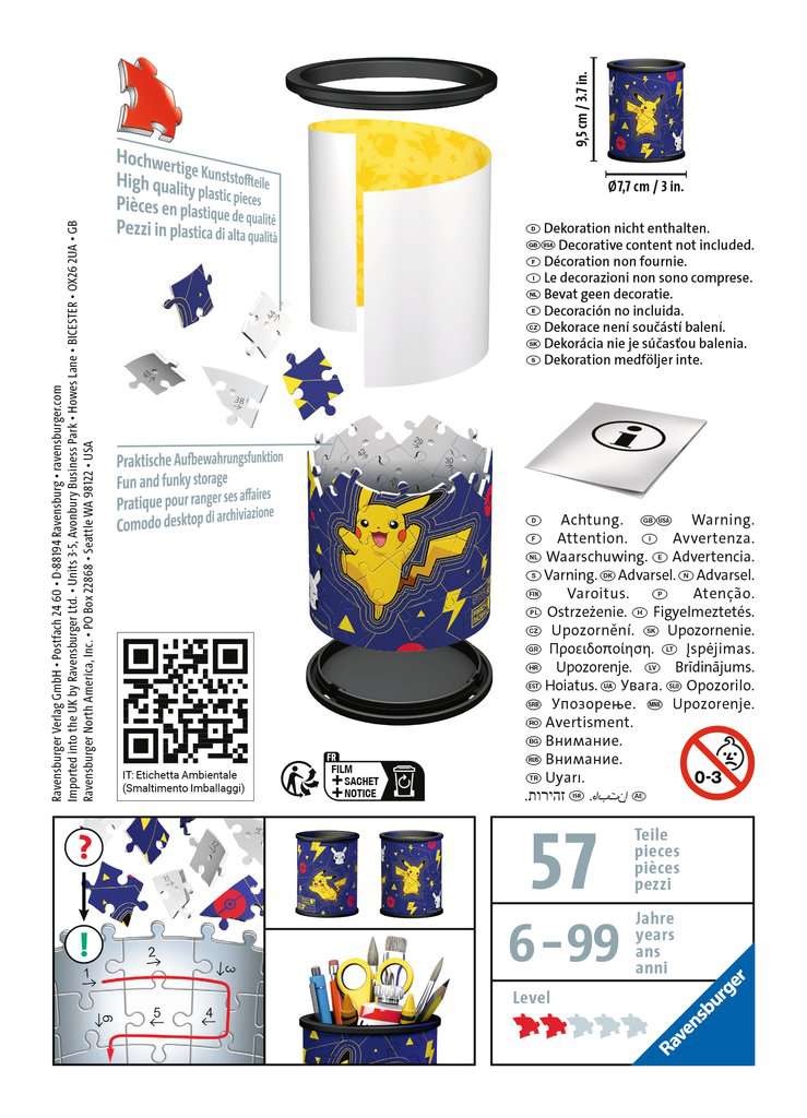 3D Puzzle: Pokémon Stiftebecher (57)