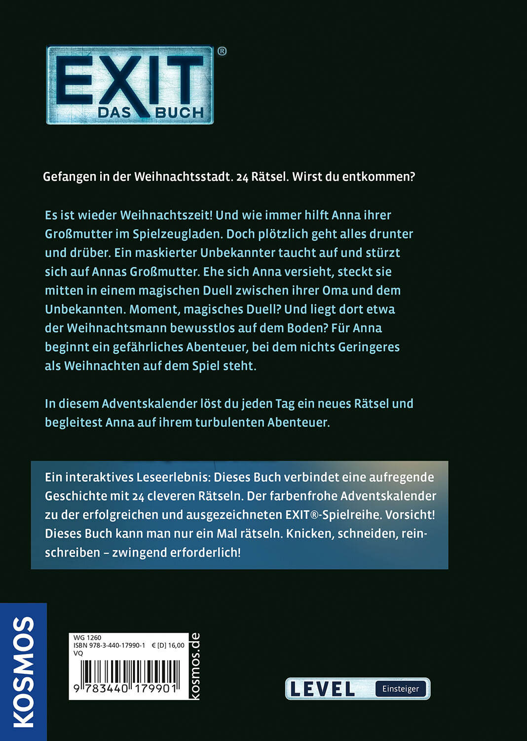 Exit: Das Buch - Der Adventskalender 2024 Die Gaben des Bösen Exit: Das Buch - Der Adventskalender 2024 Die Gaben des Bösen