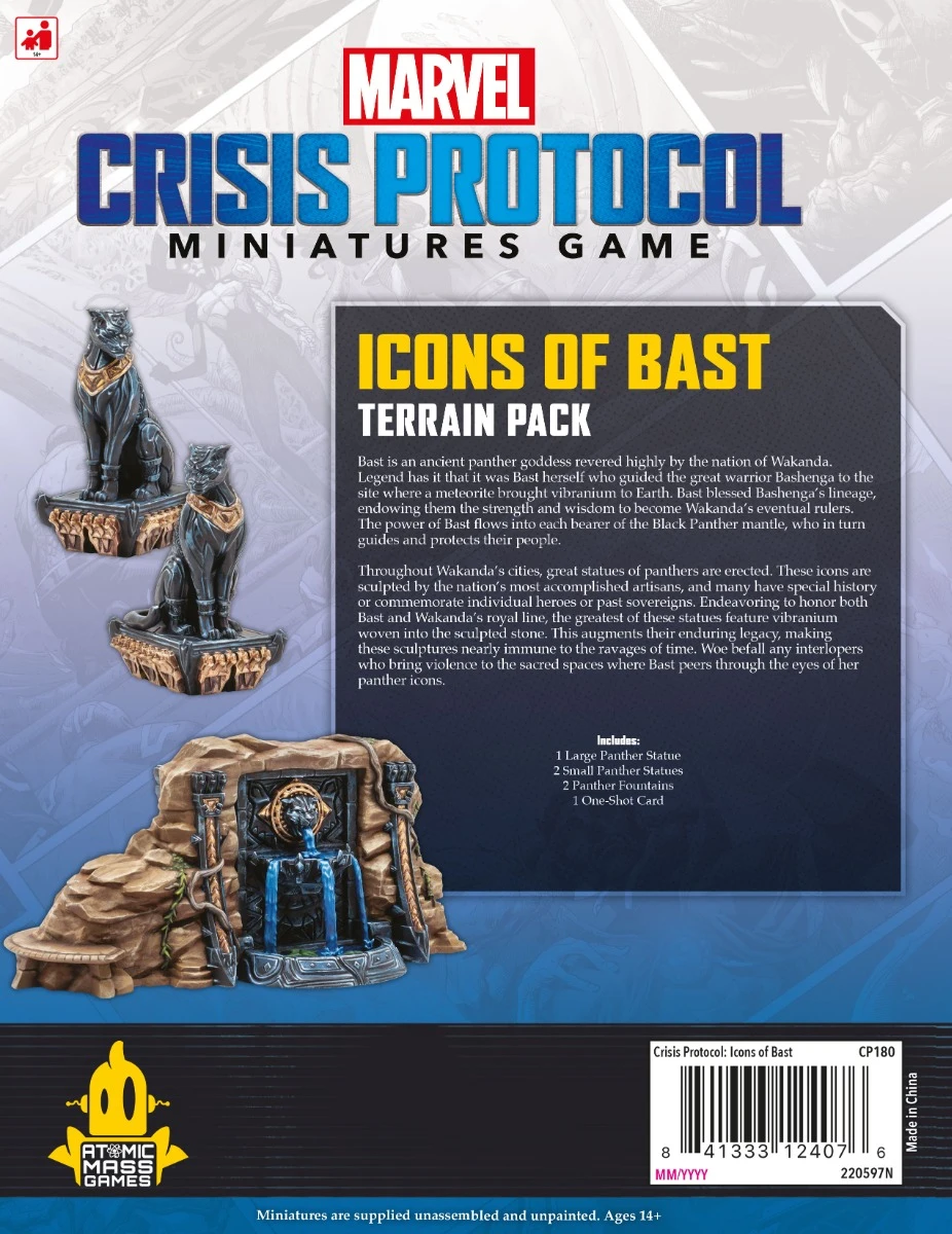 Marvel Crisis Protocol: Icons of Bast Terrain Pack