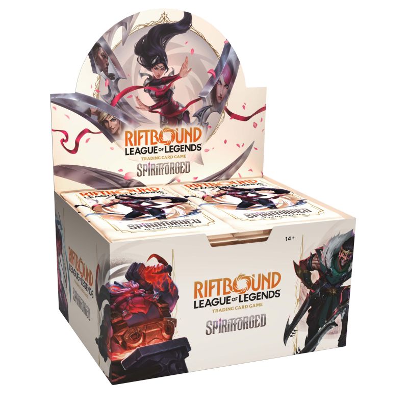 Riftbound TCG: Spiritforged Booster Display (Set 02) Erwachsener, Weiblich, Person, Frau
