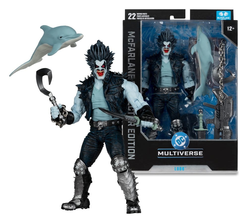 action figure, DC Multiverse, werewolf, blue skin, accessory set