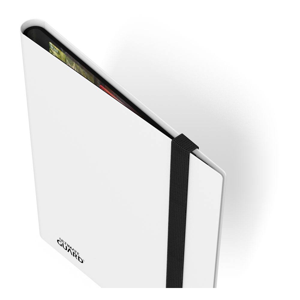 Ultimate Guard: Kartenmappe Flexfolio 9-Pkt weiss Notizbuch, Tagebuch, Gummi-Band, Weiß, A4-Format