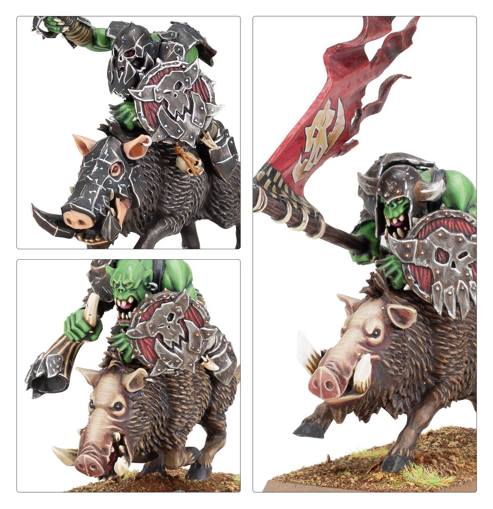 Warhammer: The Old World Orc & Goblin Tribes - Orc Boar Boyz