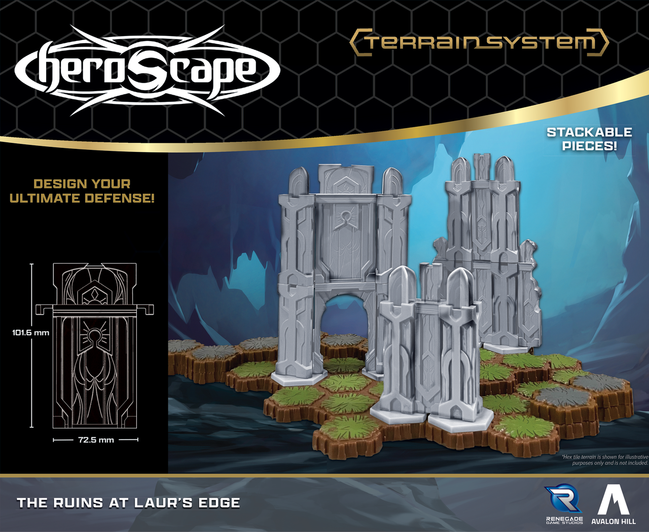 HeroScape: The Ruins at Laurs Edge Terrain Expansion HeroScape: The Ruins at Laurs Edge Terrain Expansion