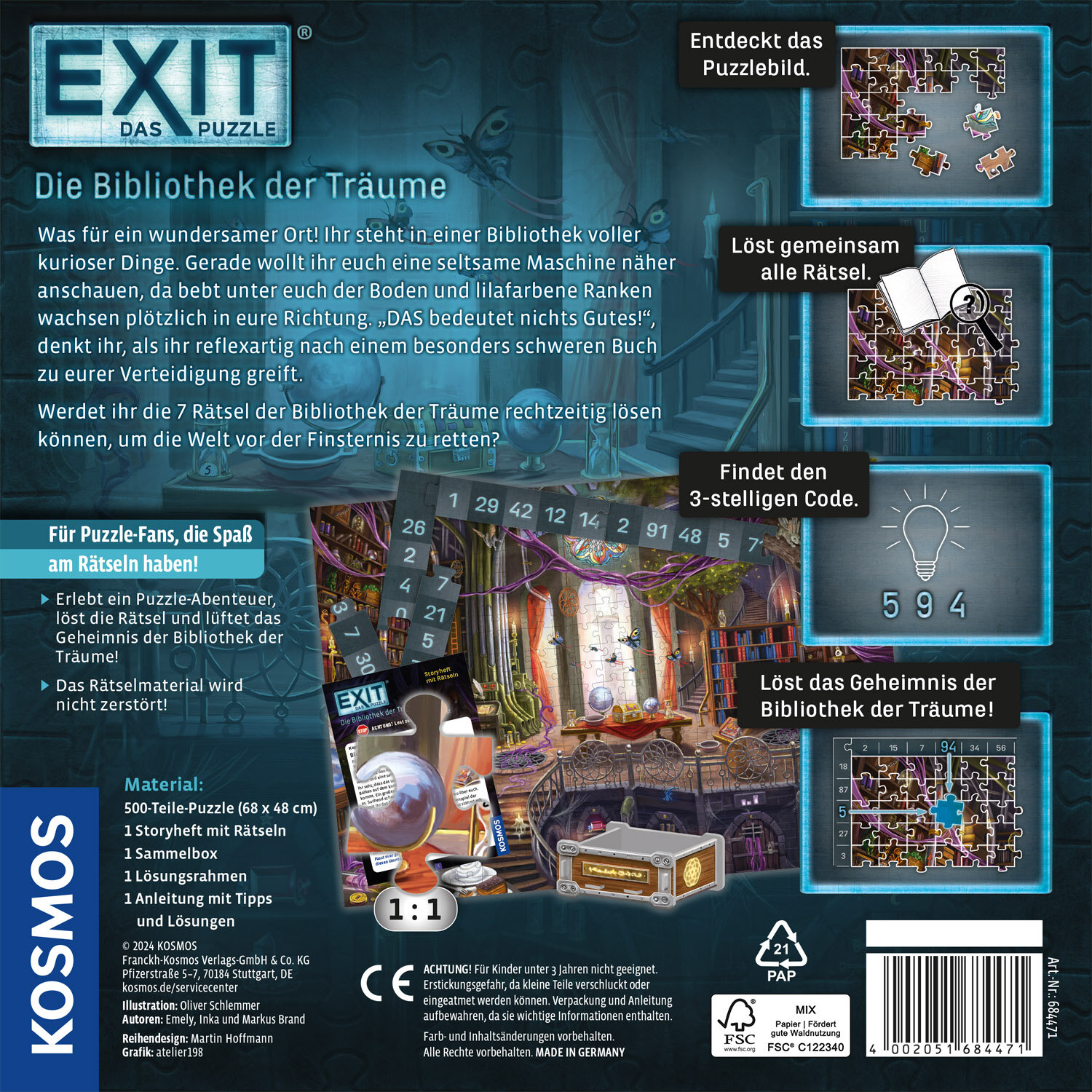 Exit: Das Puzzle: Die Bibliothek der Träume