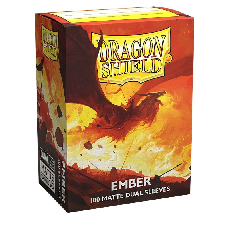 Dragon Shield: Dual Sleeves Matte Ember Dragon Shield: Dual Sleeves Matte Ember
