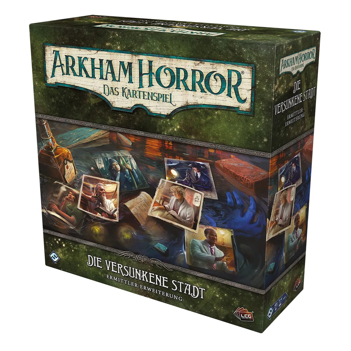 Arkham Horror LCG dt.: Die versunkene Stadt Ermittler-Erweiterung Arkham Horror LCG dt.: Die versunkene Stadt Ermittler-Erweiterung