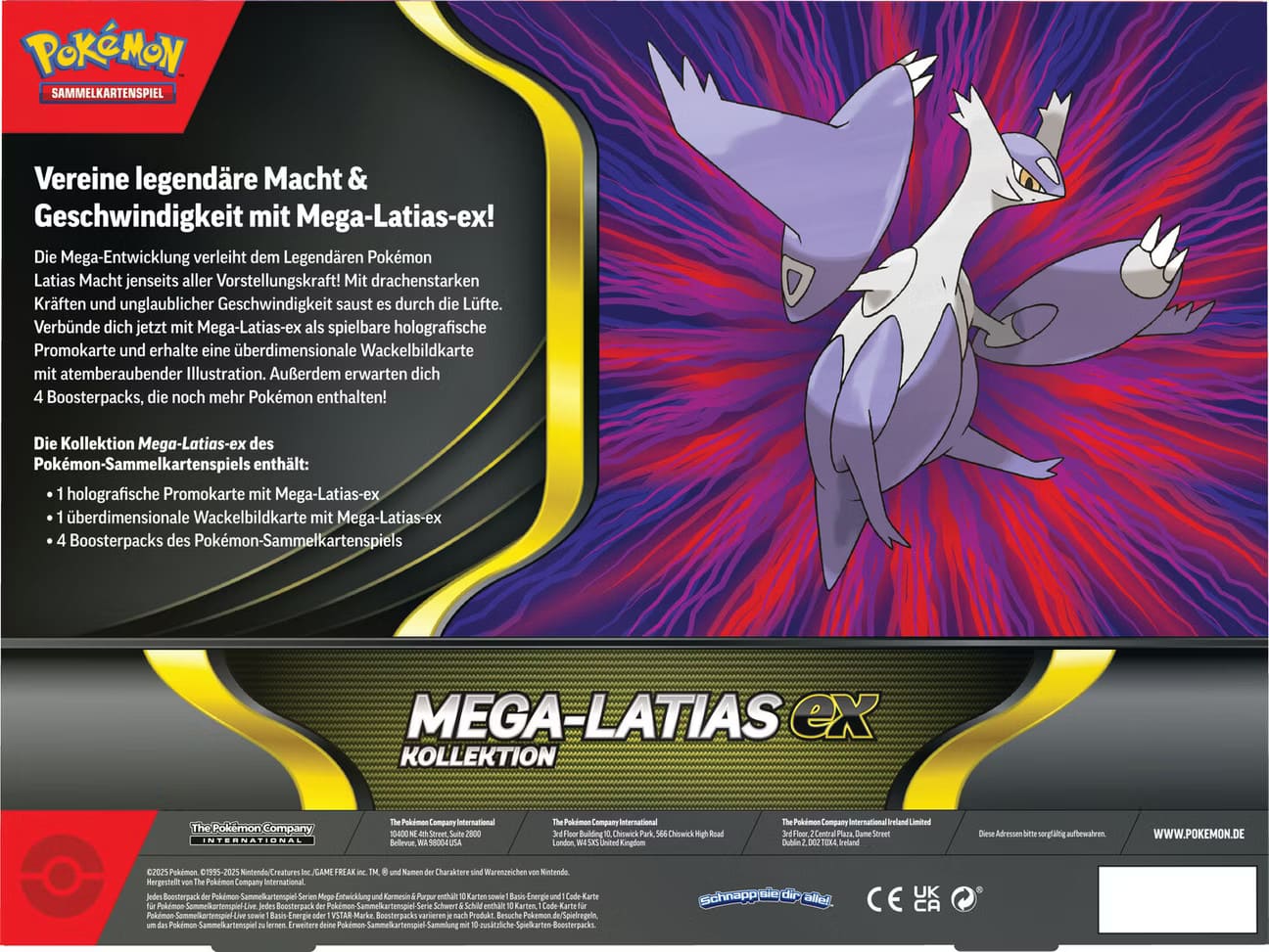 Pokémon CCG dt.: Mega-Latias-ex Kollektion Pokémon CCG dt.: Mega-Latias-ex Kollektion