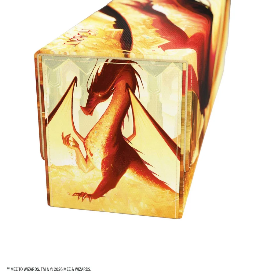 Gamegenic: Magic The Hobbit Treasure Trove 550+ - The Treasure of Smaug dragon, dragon figure, card box, storage box, fantasy art