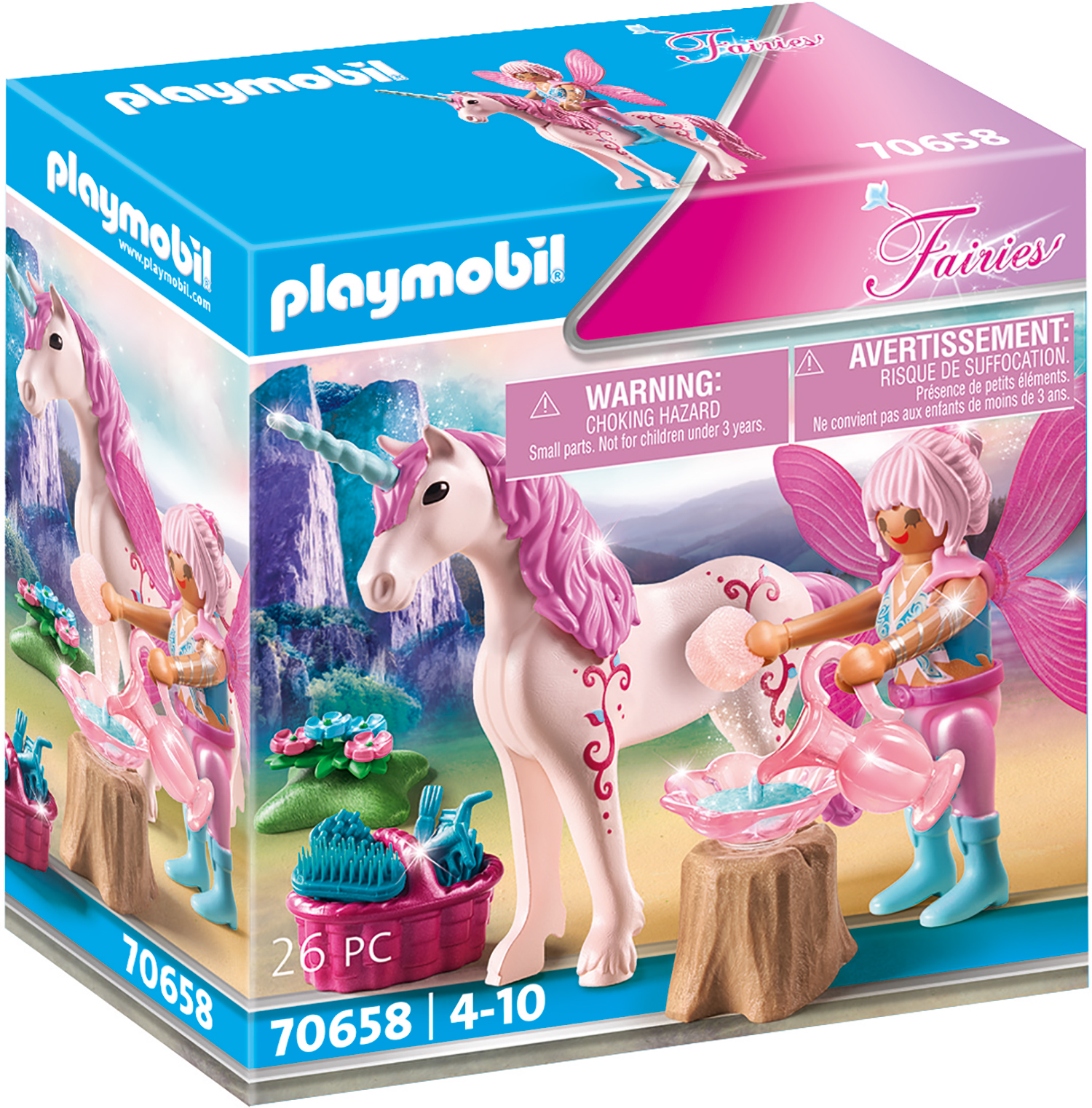 Playmobil: Fairies - Einhorn mit Pflege-Fee