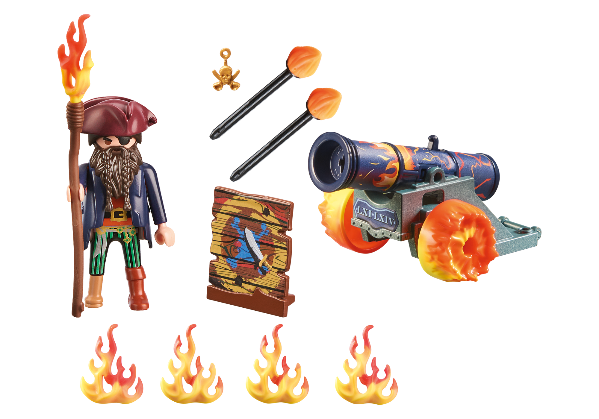 Playmobil: Geschenkset - Pirat mit Kanone Playmobil: Geschenkset - Pirat mit Kanone