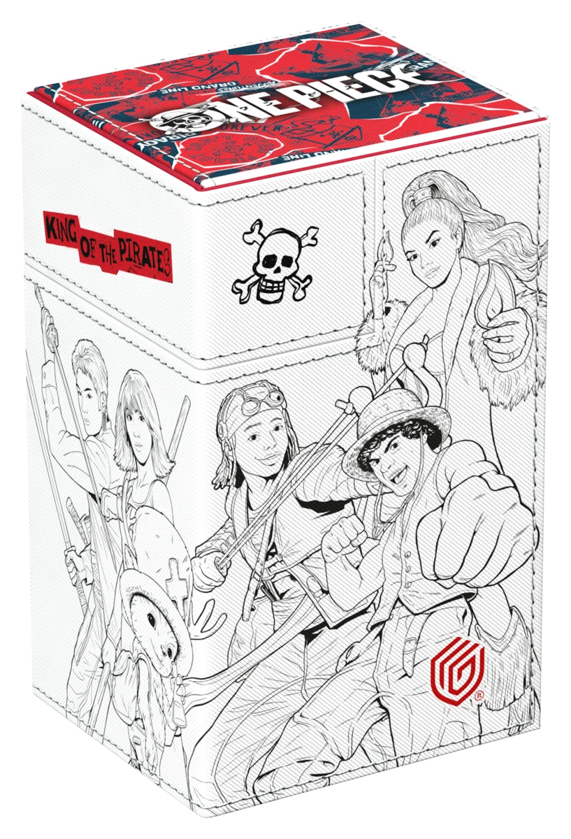 Ultimate Guard: Deckbox Flip'n'Tray 80+ Xenoskin One Piece - Gruppe Sketch kartenspiel, piraten, skull, figuren, box