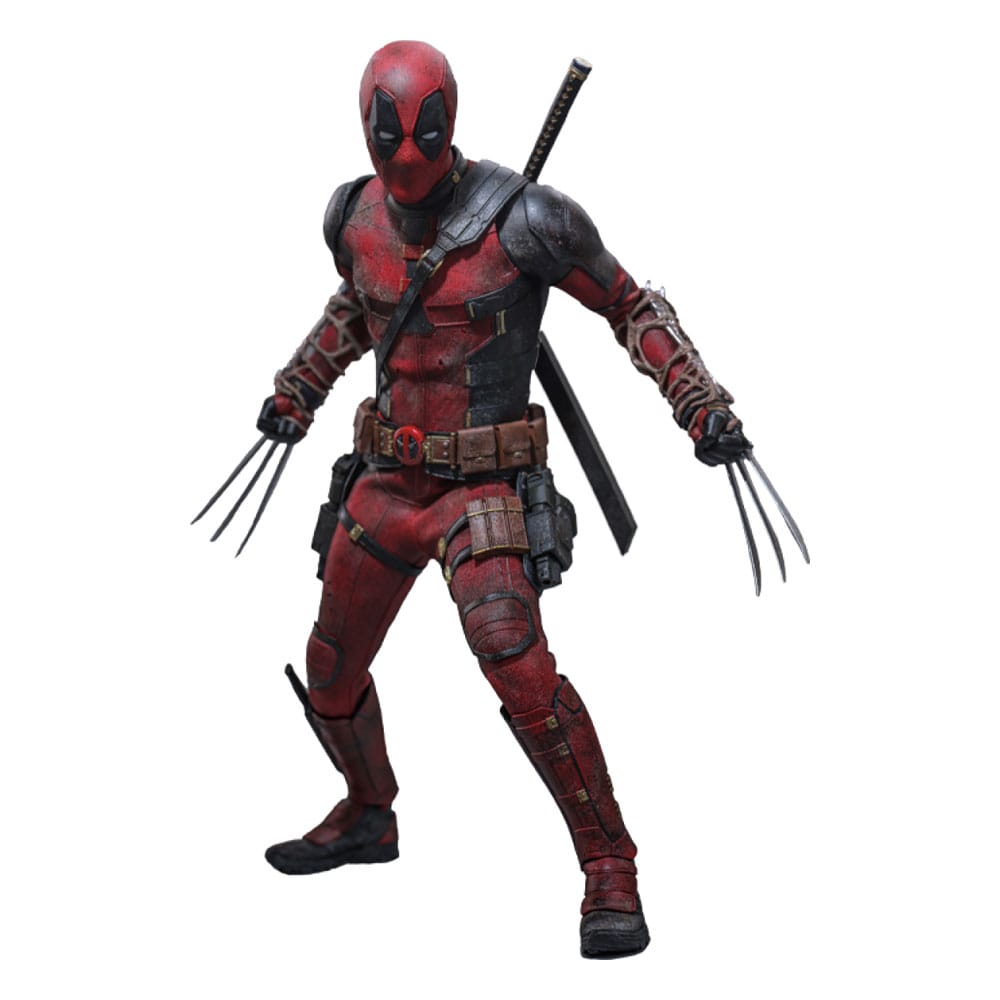 Deadpool & Wolverine AF: Deadpool Battling Version Movie Masterpiece 1/6 Scale31cm Erwachsener, Männlich, Mann, Person
