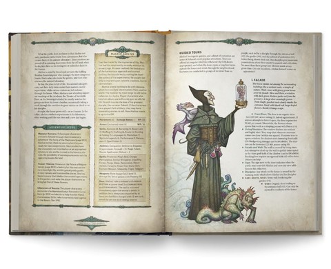 open book, illustration, wizard, robe, dragon