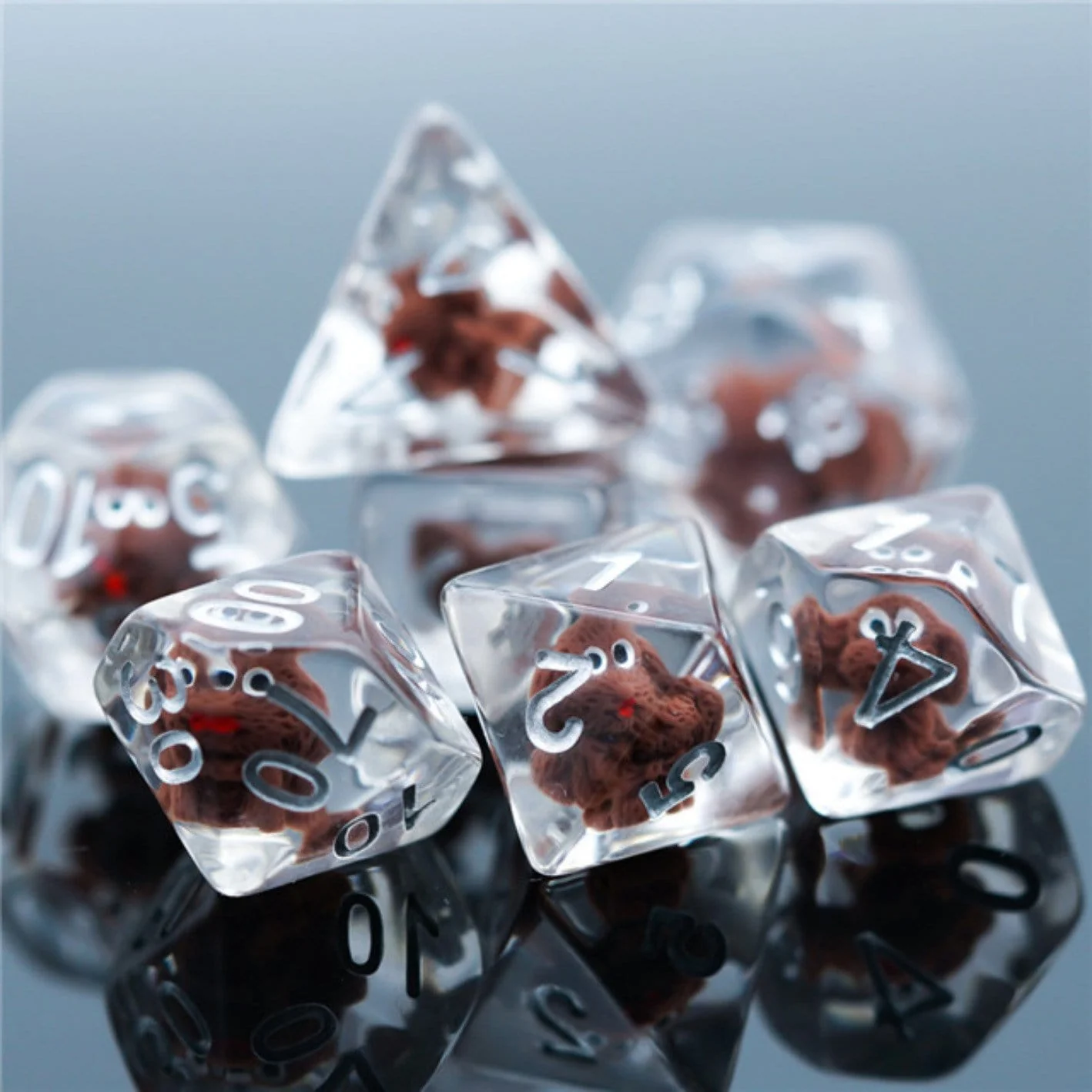 Polyhedral Dice Set: Fluffy Puppy (7)
