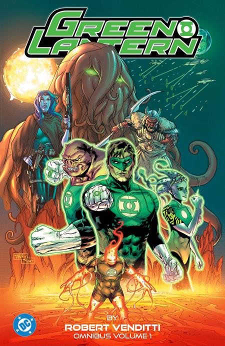 Green Lantern by Robert Venditti Omnibus Vol.1 HC Buch, Veröffentlichung, Comics, Werbung, Plakat