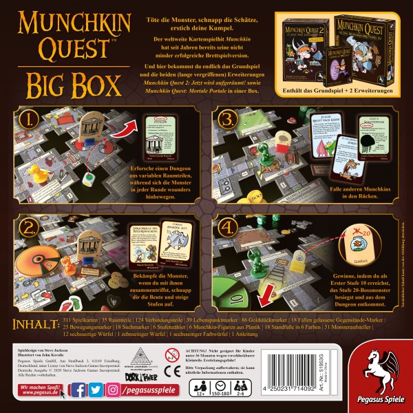 Munchkin Quest Big Box + ( PROMO SET )