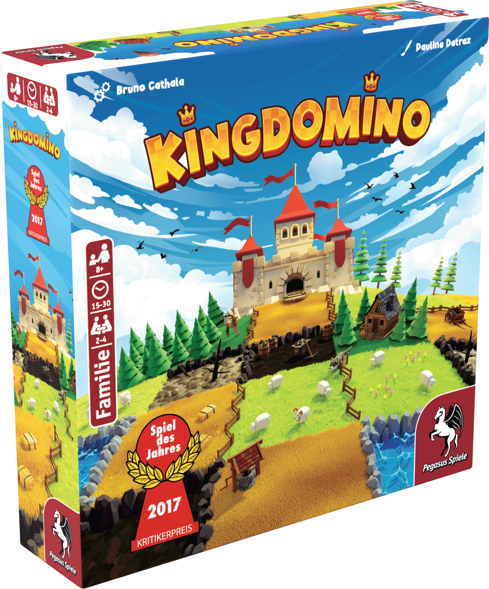 Brettspiel, Kingdomino, Familienspiel, Burg, Kachelspiele