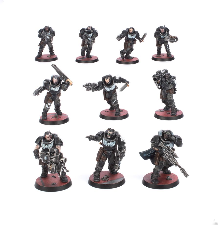 Warhammer 40k: Kill Team - Scout Squad Miniature, Figure, Warhammer, Space Marines, Waffen