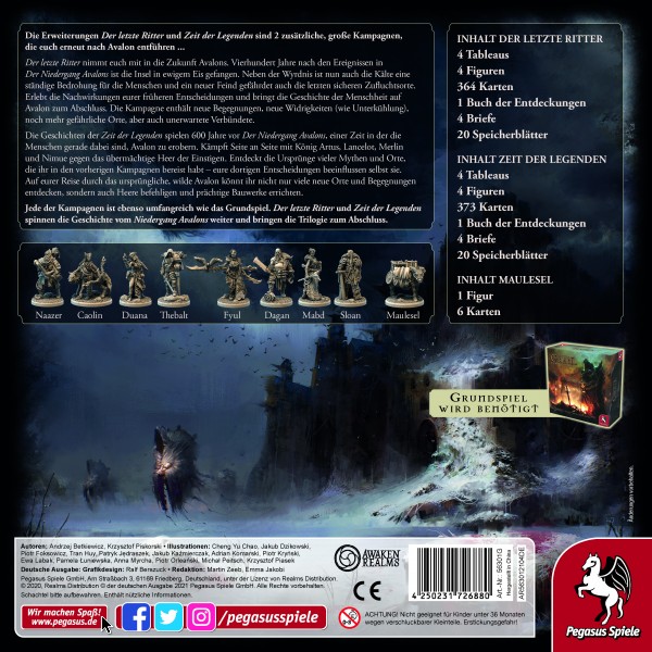 Tainted Grail: Der letzte Ritter + Zeit der Legenden [Erweiterung]