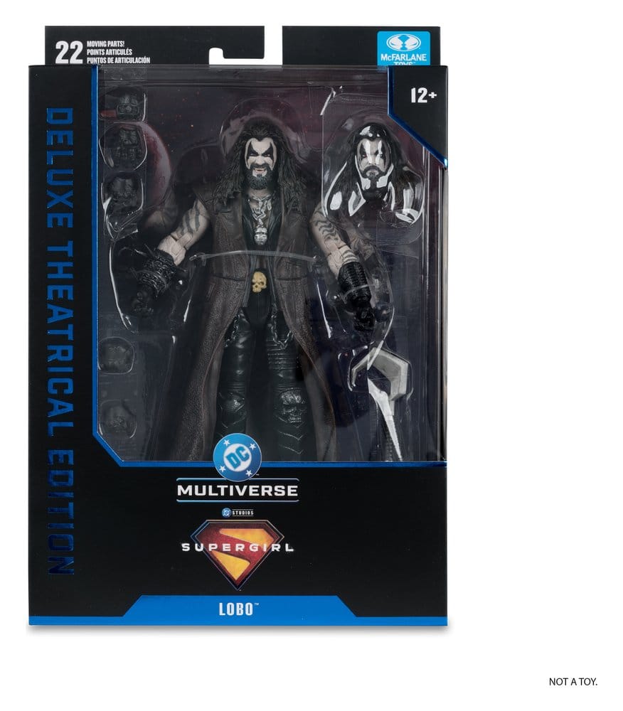 DC Multiverse AF: Lobo Deluxe Theatrical Edition (Supergirl) 19cm Actionfigur, Superheld, DC Multiverse, Deluxe-Edition, Lobo