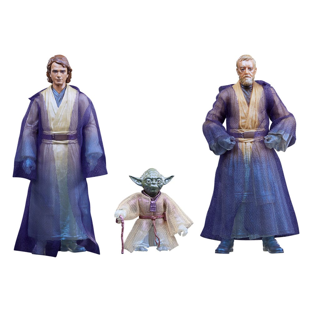 Star Wars AF: Black Series Force Spirits 3er Set Anakin Skywalker/Yoda/Obi-Wan Kenobi 15cm Mantel, Person, Erwachsener, Männlich, Mann