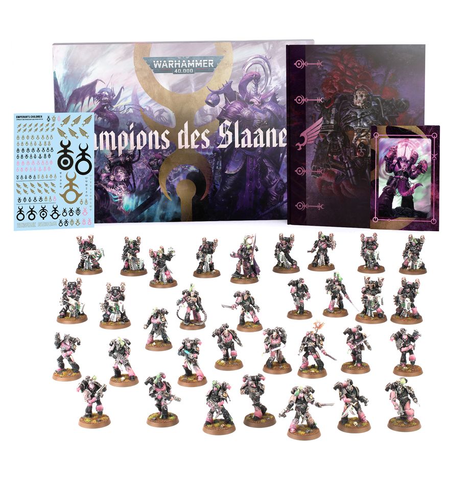 Warhammer 40k: Emperors Children - Champions of Slaanesh Army Set dt. Warhammer 40k: Emperors Children - Champions of Slaanesh Army Set dt.