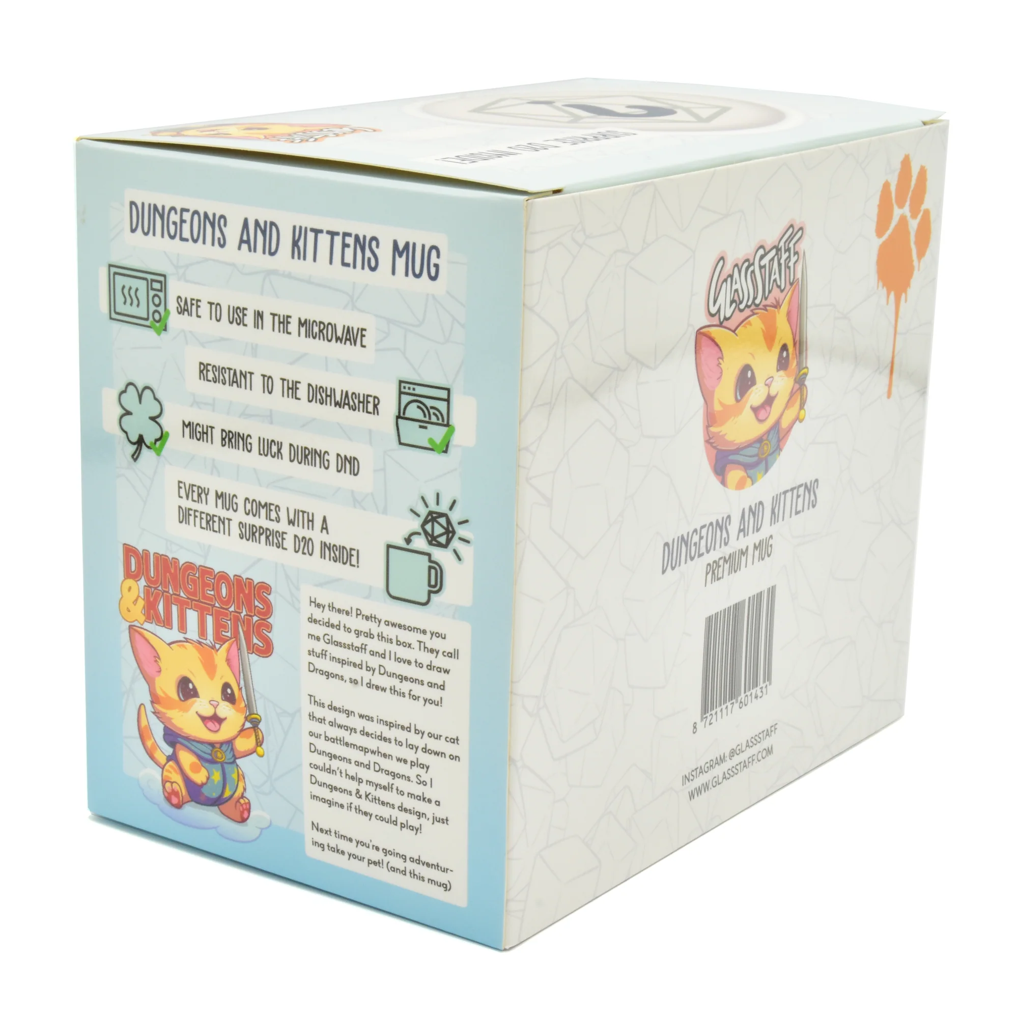 Glassstaff: Dungeon & Kittens Mug Glassstaff: Dungeon & Kittens Mug