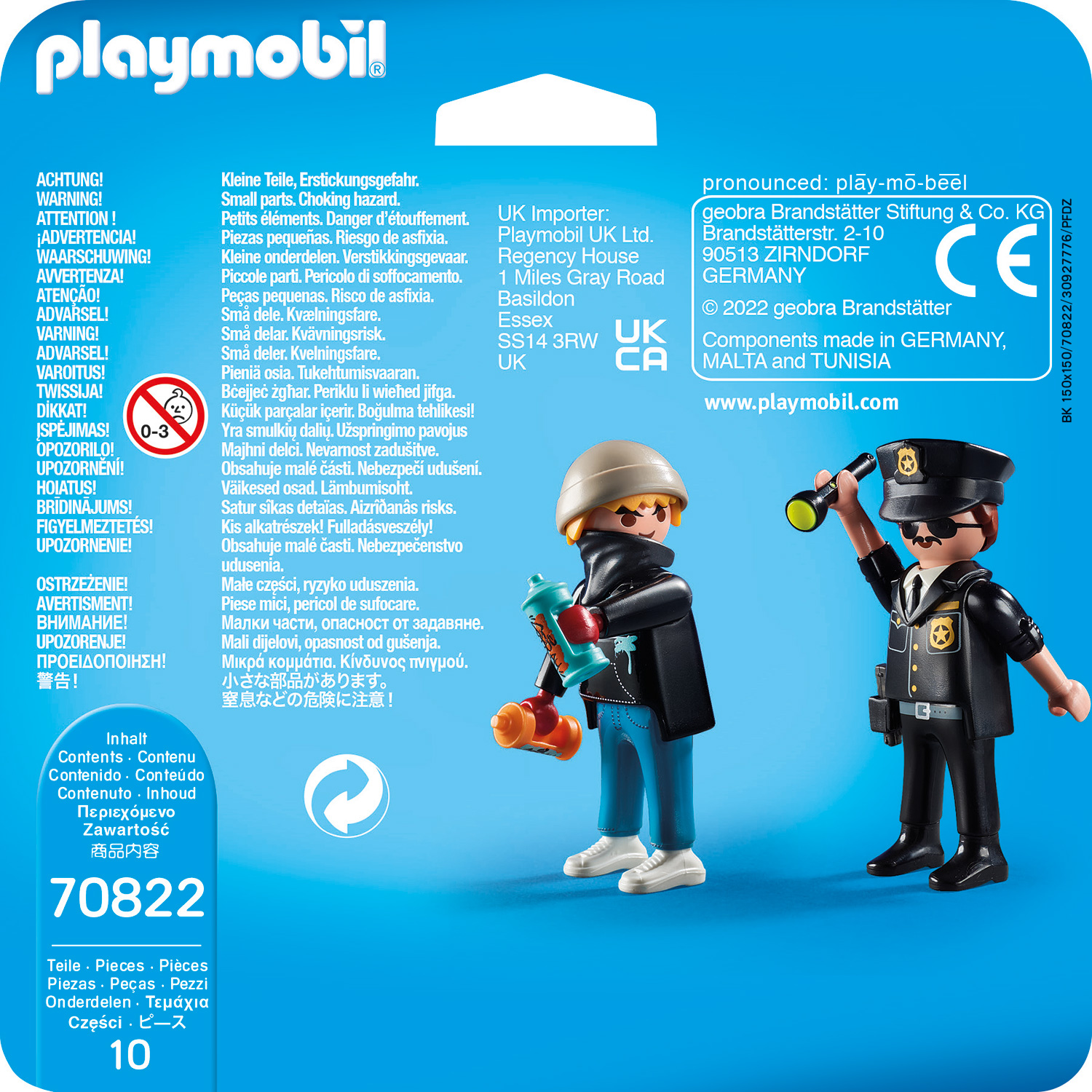 Playmobil: DuoPack - Polizist und Sprayer Playmobil: DuoPack - Polizist und Sprayer