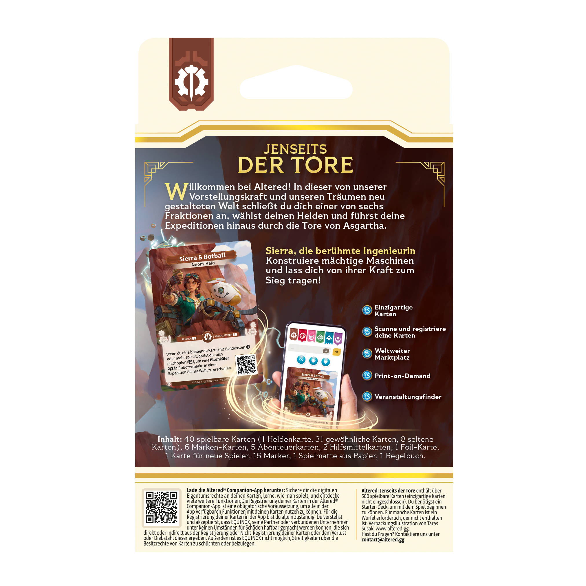 Altered TCG dt.: Jenseits der Tore Starter Deck "Axiom" (Braun) Altered TCG dt.: Jenseits der Tore Starter Deck "Axiom" (Braun)