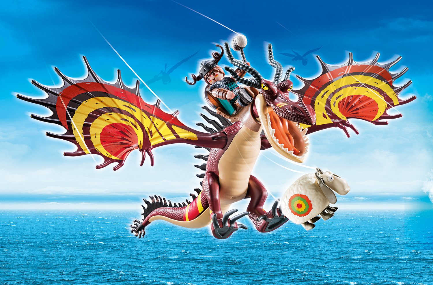 Playmobil: Dragons - Dragon Racing Trotzbakke und Hakenzahn