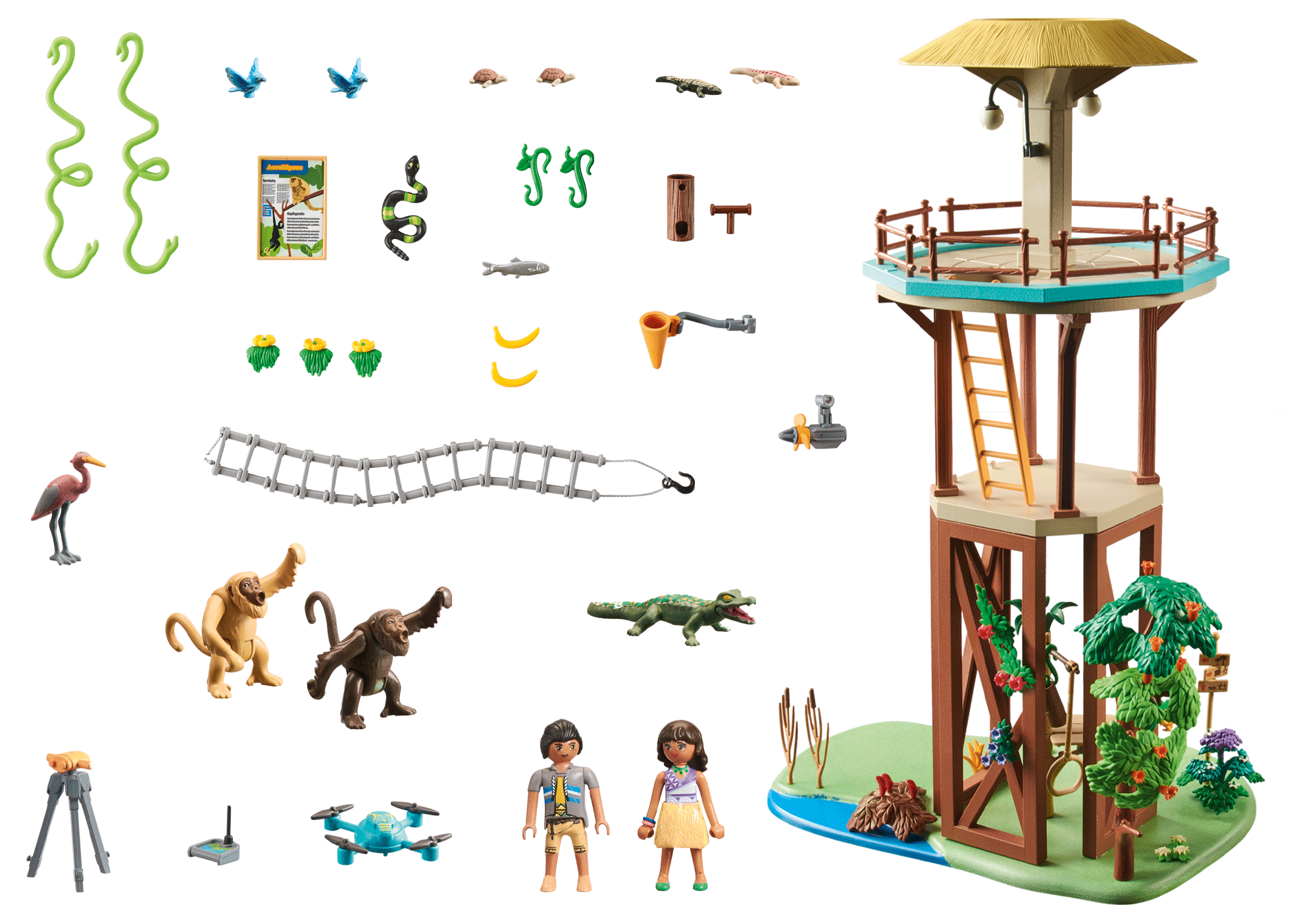 Playmobil: Wiltopia - Forschungsturm mit Kompass Playmobil: Wiltopia - Forschungsturm mit Kompass